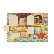 Dřevěná deska se zámky farma Janod