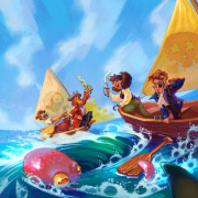 Hra a Puzzle 2v1 Mořský vír od 6 let Haba