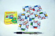 Hlavolam Puzzle Veselý klaun 9 kartiček v krabičce