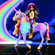 Unicorn academy světelný jednorožec Wildstar 28 cm s panenkou Sophií 24 cm