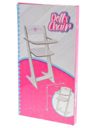 Dřevěná židlička pro panenky 53 cm 