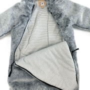 Zimní kojenecká kombinéza Pidilidi Gray