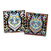 Kreativní sada Maxi Mandaly pro přátele Mozaika 8 ks Janod Atelier