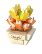 Stavebnice mini Sukulent v květináči mix druhů Koco