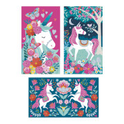 Kreativní sada Midi Jednorožci Třpytivé písky Janod Atelier