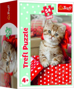 Minipuzzle zvířátka - mláďata 4 druhy, 54 dílků 