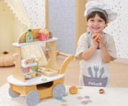 Dřevěný obchod hamburgery Viga