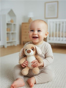 Plyšová hračka Pejsek Baby Mix – hnědý