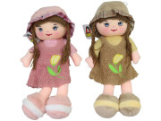 Panenka hadrová s kloboukem 40 cm