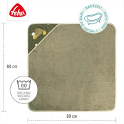 Ručník s kapucí Baby Fehn