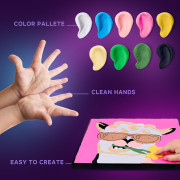 Malování hmotou podle čísel Lama 29 x 29 cm Okto