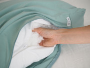 Kojicí a těhotenský polštář s pratelným potahem Moniel