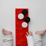 Puzzle senzorická kolečka XL, kontrastní