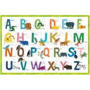 Velké puzzle na podlahu Mideer - Anglická zvířátka