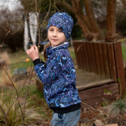 Mikina na zip Night forest modrá Esito