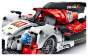 Stavebnice závodní auto 472 dílků na zpětné natažení iM.Master