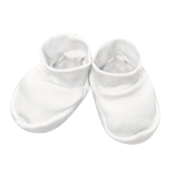 Kojenecké bavlněné capáčky bílé Baby Service Vel. 1