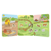 Hra se silikonovými samolepkami Farma