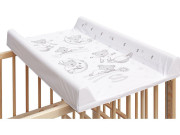 Přebalovací podložka s pevnou vložkou Scarlett Galaxy 80 x 50 cm bílá