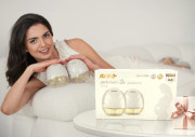 Odsávačka mateřského mléka duo elektrická handsfree Perla Twin neno