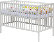 Dětská postýlka s kompletní výbavou bílá 120 x 60 cm Arama Scarlett 