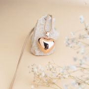 Těhotenská rolnička - Srdíčko měděné