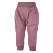 Tepláky harémky hřejivé Starorůžová