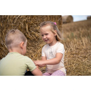 Tričko tenké KR obrázek Outlast® UV 50+ sv. meruňková 