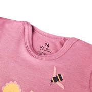 Body tenké s krátkým rukávem obrázek Outlast® UPF 50+ tm.starorůžové Little Angel 