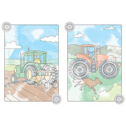 Maluj vodou Traktory