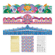 Korunky štrasové kamínky a nálepky Atelier Sada Midi 5+ Janod