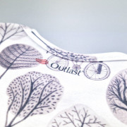Tričko tenké KR tisk Outlast® UV 50+ Park šedá