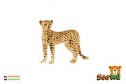 Gepard štíhlý zooted plast 8 cm