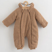 Kojenecký zimní overal bez šlapek New Baby Teddy Winter