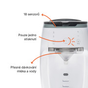 Přístroj na přípravu kojeneckého mléka Babyccino White Zopa