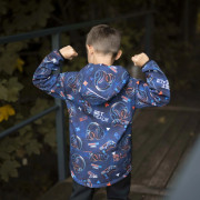 Dětská softshellová bunda Duo Play and go - modrá ESITO 