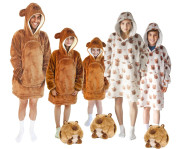 Hřejivá televizní mikinová deka s kapucí pro děti 3 - 6 let Cozy Noxxiez