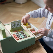 Playful Wood dřevěná pokladna 17 ks 