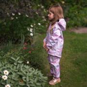 Dětská softshellová bunda Duo Jednorožec - růžová ESITO 