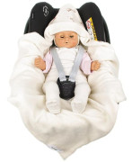 Letní zavinovačka do autosedačky z bio-bavlny