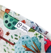 Mikina hřejivá rozepínací béžová s muchomůrkami