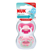 Silikonové šidítko Signature Nuk 2 ks 6-18 m