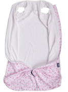 Letní 3D spací pytel bambus růžový zajíc