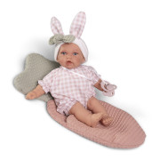 Realistická panenka s měkkým látkovým tělem 27 cm Petit 12442 Antonio Juan