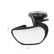 Malé zpětné zrcátko Deluxe Black Zopa