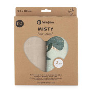 Přikrývka bambusová mušelínová 2 ks 120 x 120 cm Misty Petite&Mars