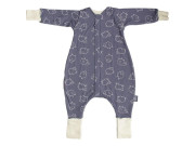 Merino spací pytel s nohavicemi a odepínacími rukávy Šedé ovečky Kaarsgaren