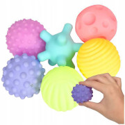 Senzorické míčky 6 ks 