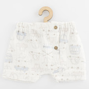 Kojenecká mušelínová košile s kraťasy New Baby My Cars