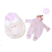 Realistická panenka miminko se zvuky a měkkým látkovým tělem Llorens